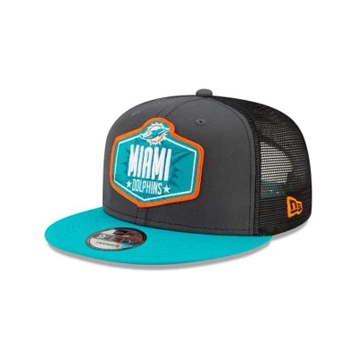 Sapca New Era Miami Dolphins NFL NFL Draft 9FIFTY Snapback - Gri